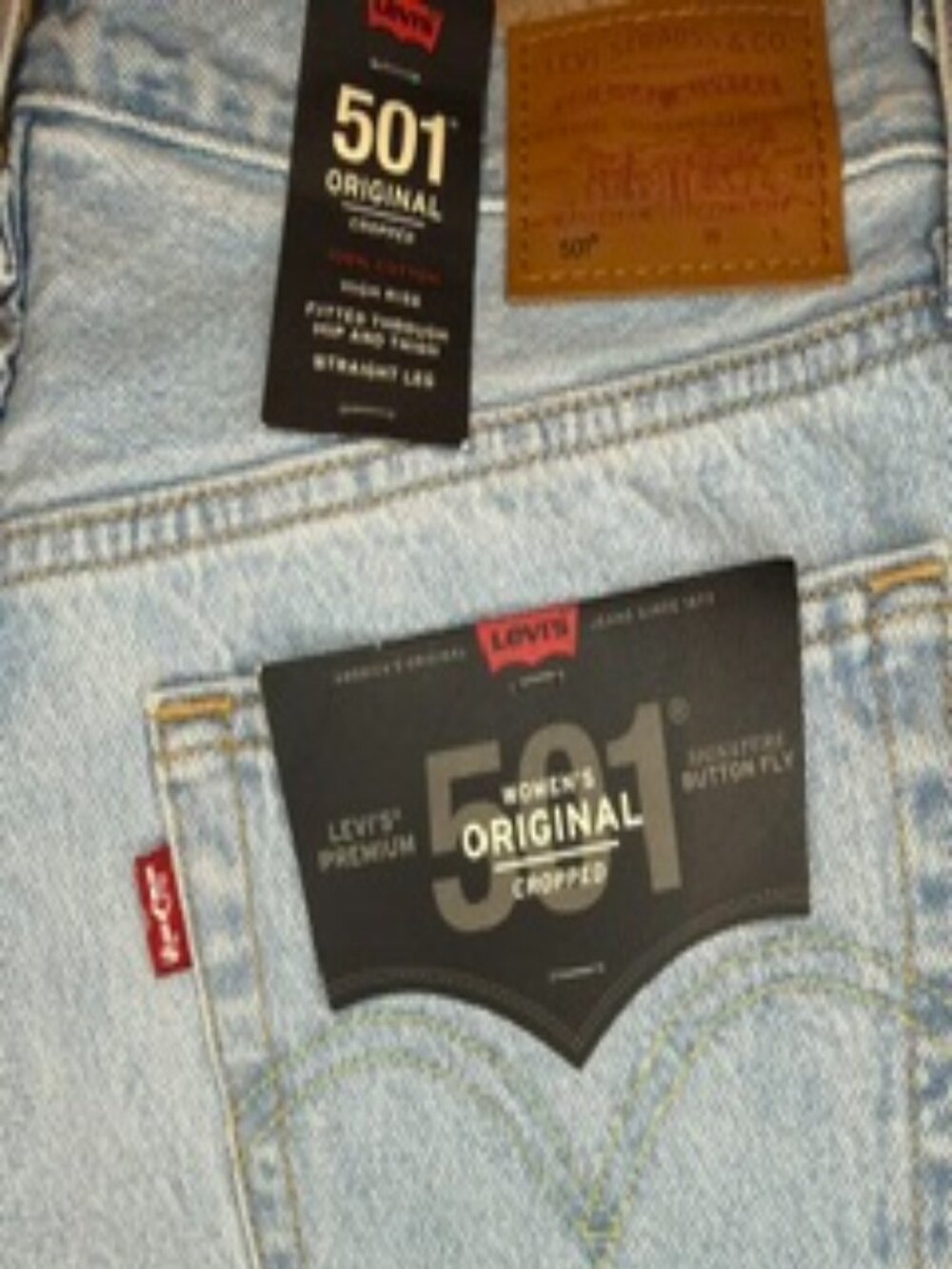 Levi's Premium 501 Original Women's Jeans- Light Wash